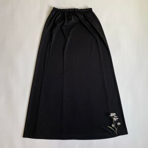Vintage sheer black maxi skirt